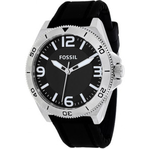 Watch strap Fossil BQ1169 Silicone Black 22mm